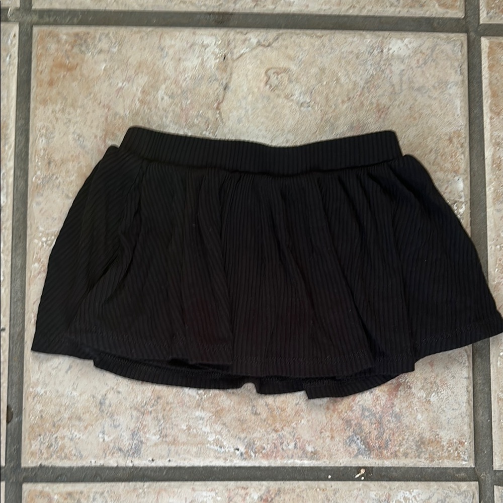Posh Peanut Black Skort for Kids